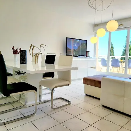 Appart Luxueux 3 Pieces, Piscine, Mer, Terrasse Apartment Cannes